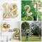 40 Inch Light Gold 21 Number Balloons White Gold Giant 12 Foil Mylar Helium Large (Light Gold 21)